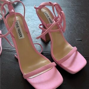 Steve Madden Pink Strappy Heels